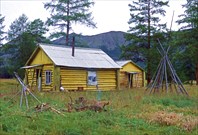 Долина реки Сунтар база оленеводов